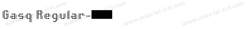 Gasq Regular字体转换